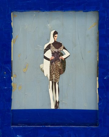 Vincent Cappelli Montecatini Terme (Pt) 1956 Blu intrico, 2012 Collage e...