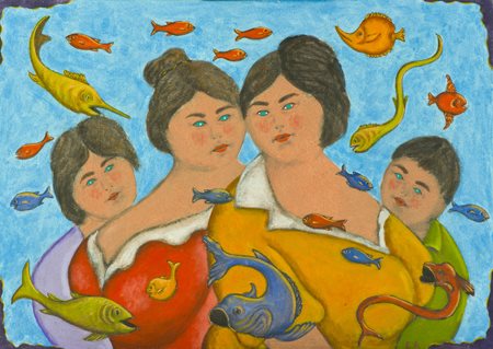 Enrico Anguillesi Vico Pisano 1939 - Vico Pisano 2006 All'acquario, 2005...