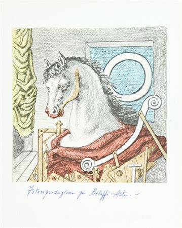 Giorgio De Chirico Volos 1888 - Roma 1978 L'alfabeto la lettera O...