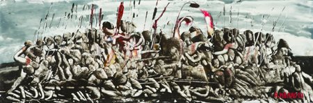 Alfredo Nannoni Tavernelle Val di Pesa (Fi) 1925 Battaglia, 1998 Tecnica...