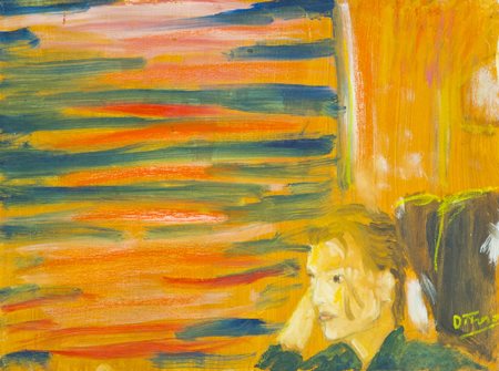 Nino Di Troia Altavilla (Av) 1955 Nel treno Tecnica mista su tela, cm. 30x40...