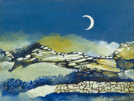 Sirio Midollini Firenze 1925 - Firenze 2008 Notturno, 1968 Olio su tavola,...