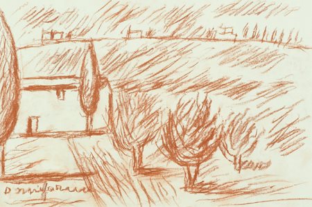 Dino Migliorini Rignano sull'Arno (Fi) 1907 - Contea (Fi) 2005 Paesaggio...