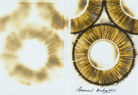 Bernard Aubertin Fotenay aux Roses 1934 Senza titolo Fiammiferi bruciati su...