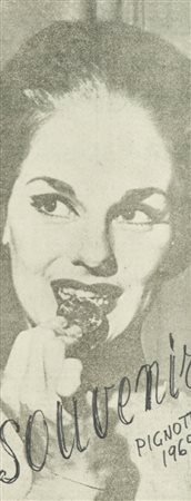 Lamberto Pignotti Firenze 1926 Souvenir, 1969 Stampa e biro su carta, cm....