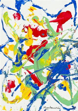 Luigi Montanarini Firenze 1906 - 1998 Composizione astratta, anni '70 Tecnica...