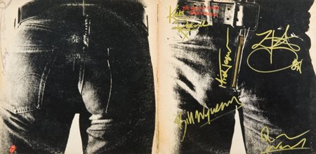 Warhol Andy e Rolling Stones Sticky fingers Lp dei Rolling Stones con...