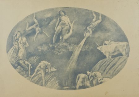 Primo Conti Firenze 1900 - Fiesole (Fi) 1988 Senza titolo, 1939 Carboncino su...