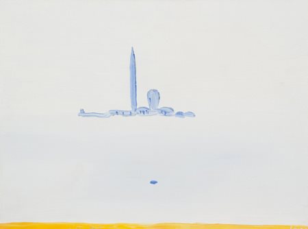 Virgilio Guidi Roma 1891 - Venezia 1984 Bacino, metà anni '70 Olio su tela,...