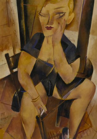 Alberto Manfredi Reggio Emilia 1930 - Reggio Emilia 2001 Marta, 1997 Olio su...