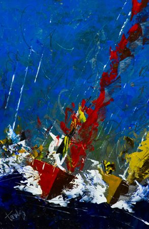 Francesco Toraldo Catanzaro 1960 Prada, 2006 Olio su tavola, cm. 60x40...