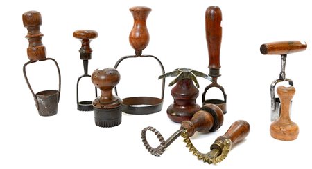 Lotto composto da dieci coppa pasta verticali misti-ENTen mixed pastry cutters