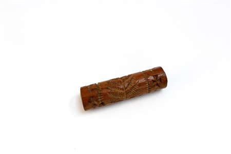 Rullo da pasticciere in legno (l cm 14,5 ca)-ENA carved wooden rolling pin (l...
