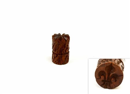 Piccolo stampo a rullo "fleur de lys" in legno-ENA wooden pastry rolling pin...