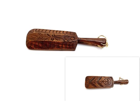 Paletta da burro con fiore in legno-ENA wooden butter stamp