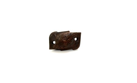 Gancio da fieno in legno intagliato-ENA carved wooden hay clasp