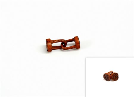 Stampo doppio da pane nuziale in legno-ENA wedding wooden bread stamps