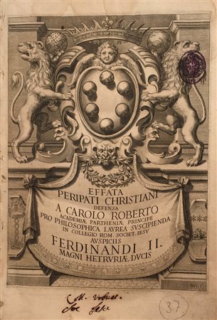 GOTTIFREDI, Alessandro - Effata Peripati Christiani. Roma: F. Corbelletti,...