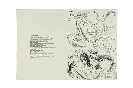 GRASS, Günter - Mit Sophie in die Pilze gegangen. Milano: Giorgio Upiglio,...