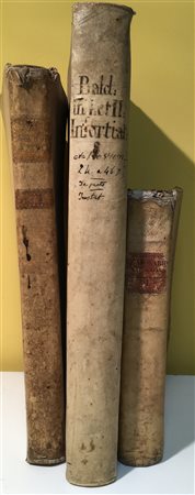 Lotto composto da un vocabolario latino-italiano (Torino, 1818), da un'opera...