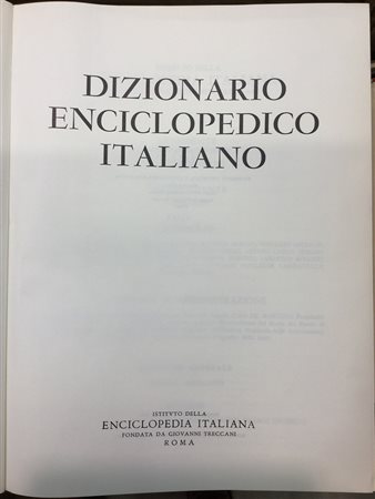 Lotto composto da svariati volumi dell'Enciclopedia Treccani. In due cartoni...