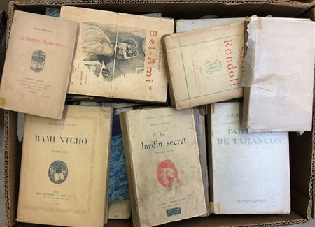 Lotto composto da numerosi volumi di critica letteraria e romanzi della...