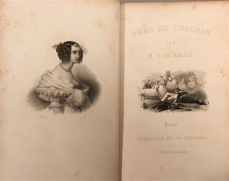 BALZAC, Honoré de - La peau de Chagrin. Parigi: Houdaille et Co, [1831?]....
