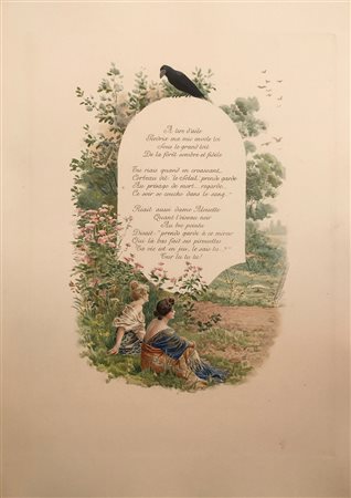 DOUCET, Jérôme - Maurice LELOIR - Chanson des mois. Reims: L. Michaud, 1904....