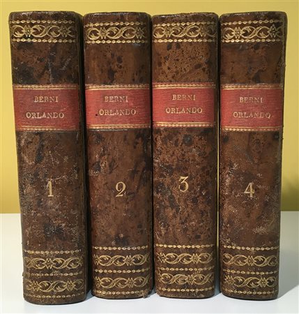 BERNI, Francesco - Orlando innamorato. Londra (venduto a Livorno): G. Tommaso...