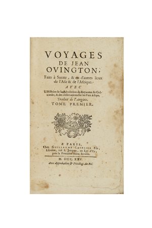 OVINGTON, John - Voyages faits à Surate, & en d'autres lieux de l'Asie & de...