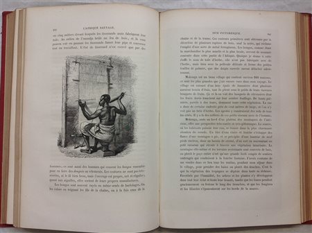 CHALLU, Paul du - L'Afrique sauvage. Parigi: Fratelli Michel Levy, 1868. Vol....