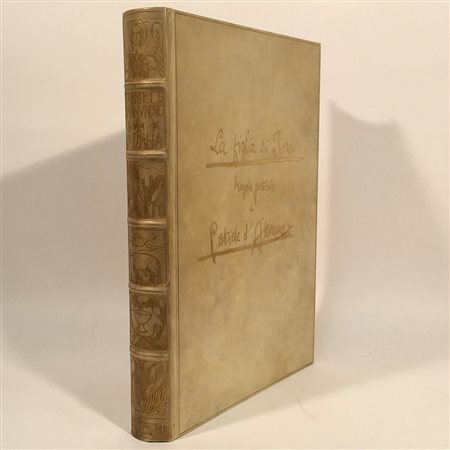 D’ANNUNZIO, Gabriele - La figlia di Iorio. Milano: Bestetti, 1938. In folio,...