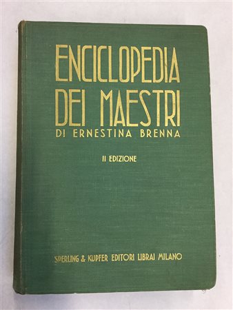 Lotto composto da sei volumi su sette dell'"Enciclopedia dei maestri" edita...