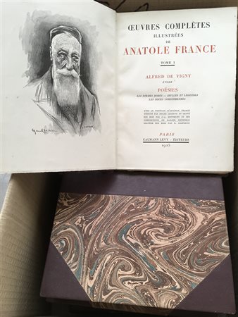VIGNY, Alfred de - Oeuvres Complètes illustrées de Anatole France. Parigi:...