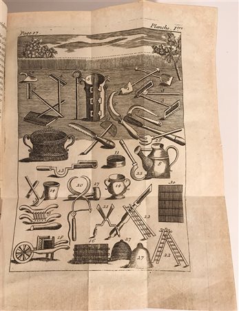 LIGER, Louis - Le Jardinier Fleuriste. Rouen: Pierre Dumesnil, 1788. Vol. in...