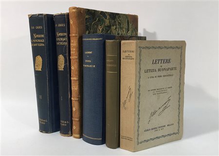 Lotto composto 6 volumi, inerenti personaggi storici, Napoleone e la...