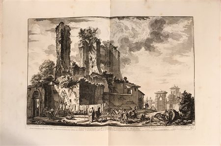 Lotto composto da quindici incisioni tratte da PIRANESI, Giovanni Battista -...