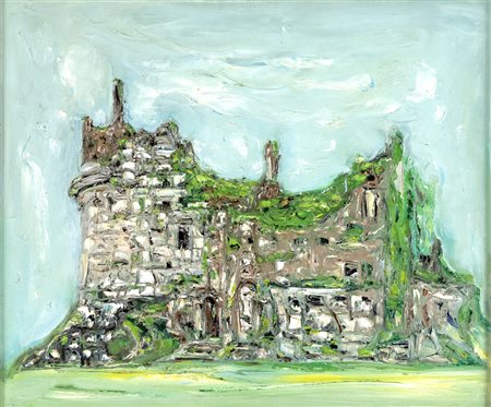 Giovanni Stradone ROVINE DELLA TOMBA DI CECILIA METELLA Olio su tela, cm...