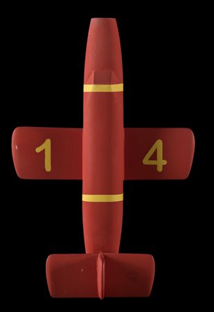 Maurizio Mochetti PINGUINO Scultura in legno dipinto, 23x15x6 cm. Opera...