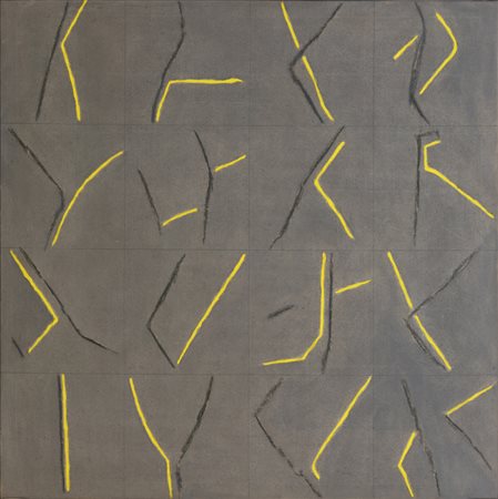 Renzogallo IL SATIRO DANZANTE Acrilico, tempera e grafite su tela, cm 90x90....