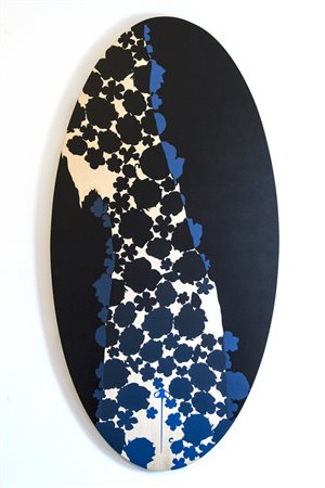 Giuseppe Salvatori TEMPERA SU TAVOLA Tempera su tavola, cm 120x60. Opera...