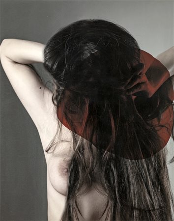 Matteo Basilè SENZA TITOLO Foto su carta acquerello, cm 140x113. Al retro...