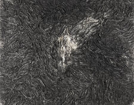 Hu Youben SENZA TITOLO Tecnica mista su carta incollata su tela, cm 145x187....