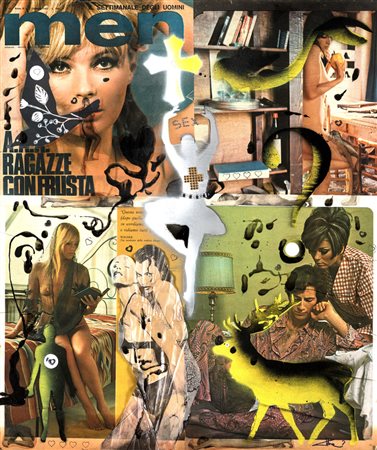 Ferdinando Colloca FASHION POP...LA DONNA È MOBILE? Olio su tela, cm 60x50....