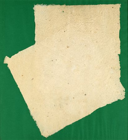 Joel Fisher SENZA TITOLO Carta pressata, cm 55x60. Opera accompagnata da...