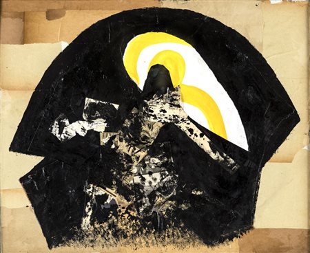 Arturo Carmassi SENZA TITOLO Tecnica mista su tela, cm 50x60. Firma e data al...