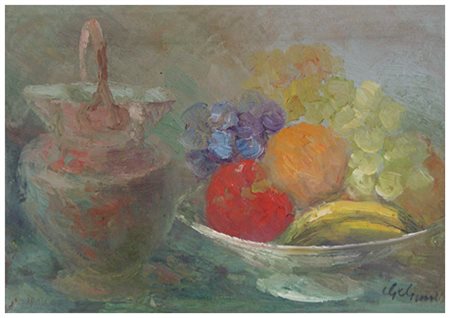 GUIDO GUIDI Livorno 1901 – Livorno 1998 Senza titolo Olio su tavola 35 x 50....