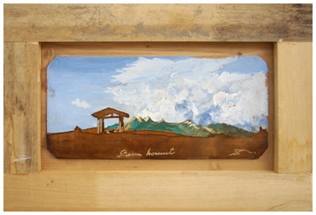 MASSIMO LOMI Livorno 1953 Sturm hommt (tempesta in arrivo) 2016 Tempere su...