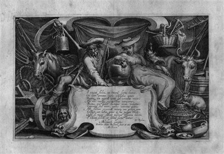 Bolswert Boetius Adams PAESAGGI CON FATTORIE. 1613/14 Serie completa ed...