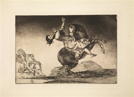 Goya Y Lucientes Francisco LOS PROVERBIOS Serie completa ed omogenea di 18...
